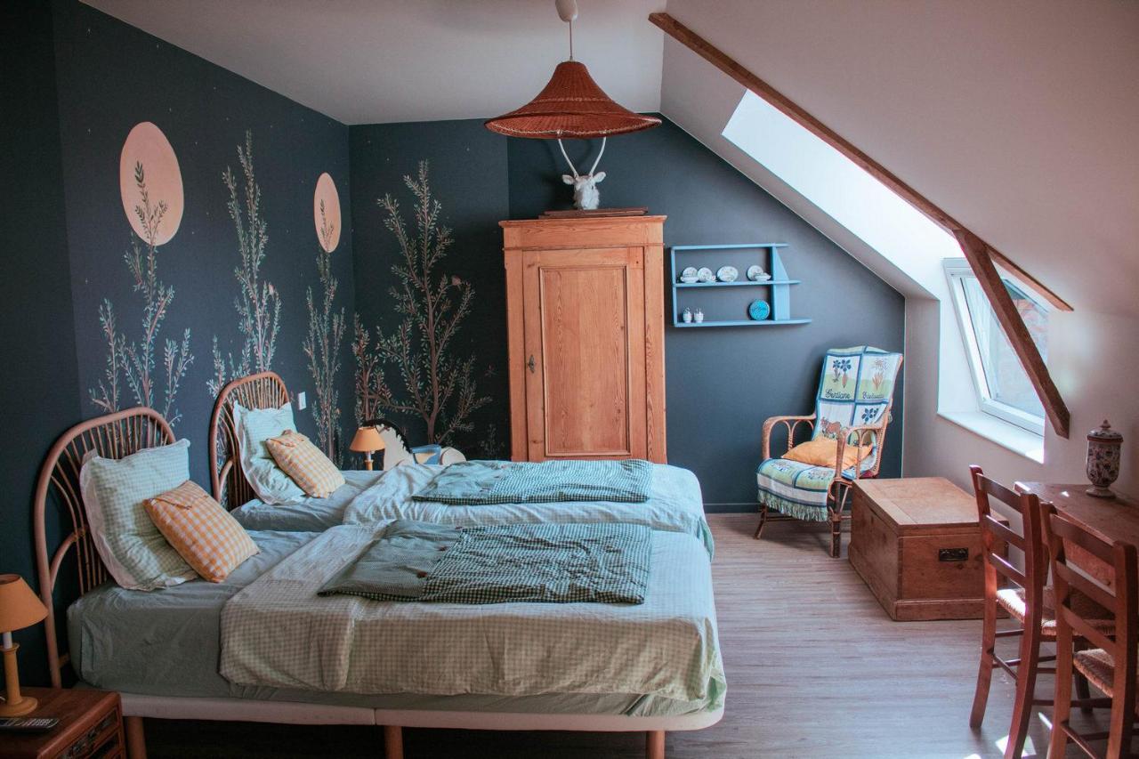 Bed and Breakfast Les Jardins De Nanine Lapleau Exterior foto